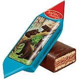 Шоколадные конфеты вафельные Красный Октябрь "Мишка косолапый, 200г, пакет