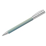Ручка шариковая Faber-Castell "Ambition OpArt 2020",черная, 1 мм, небесно-голуб., поворот. инд. упак