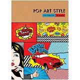 Бизнес-блокнот А4 80л. BG "POP art", глянцевая ламинация