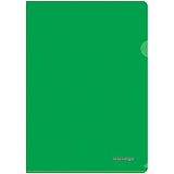Папка-уголок Berlingo, А4, 180мкм, непрозрачная, зеленая