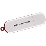 Память SiliconPower "Luxmini 320" 16GB, USB2.0 Flash Drive, белый