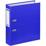 Папка-регистратор OfficeSpace, 70мм, бумвинил, с карманом на корешке, синяя