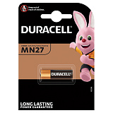 Батарейка Duracell MN27 (27A) 12V алкалиновая, 1BL