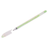 Ручка гелевая Crown "Hi-Jell Pastel" зеленая пастель, 0,8мм