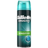 Гель для бритья Gillette "Mach3.Sensitive" для чувствительной кожи, 200мл