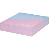 Блок для записи декоративный на склейке Berlingo "Haze" 8,5*8,5*2, розовый/голубой, 200л.