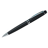 Ручка шариковая Berlingo "Silk Prestige" синяя, 0,7мм, корпус черный, поворот., инд. упак.