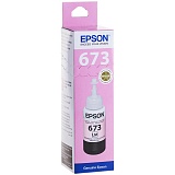 Чернила ориг. Epson T6736 светло-пурпурные для L800, L805, L810, L850 (70мл)