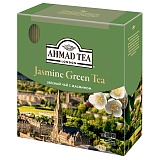 Чай Ahmad Tea "Jasmine Green Tea", зеленый с жасмином, 100 фольг. пакетиков по 2г