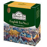 Чай Ahmad Tea "Английский чай №1", черный с бергамотом, 100 фольг. пакетиков по 2г
