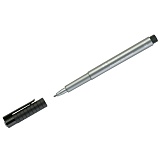 Ручка капиллярная Faber-Castell "Pitt Artist Pen Metallic" серебряный металлик, 1,5мм