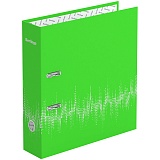 Папка-регистратор Berlingo "Neon", 70мм, ламинированная, неоновая зеленая