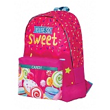Рюкзак Berlingo Nice "Sweet Candy" 40*29*16 см, 1 отделение, 1 карман, уплотненная спинка