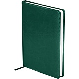 Ежедневник датированный 2021г., A5, 176л., кожзам, OfficeSpace "Nebraska", зеленый