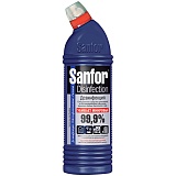 Чистящее средство для сантехники Sanfor "Desinfection", гель с хлором, 750мл