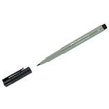 Ручка капиллярная Faber-Castell "Pitt Artist Pen Brush" цвет 172 зеленая земля, кистевая