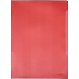 Папка-уголок Durable, А4+, 180мкм, прозрачная красная