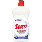 Средство для мытья посуды Sorti "Контроль чистоты", антибактериальное, 450мл