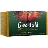 Чай Greenfield "Kenyan Sunrise", черный, 25 фольг. пакетиков по 2г