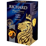 Чай Richard "Lord Grey", черный, аромат., листовой, 90г