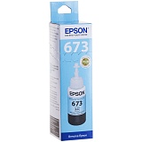 Чернила ориг. Epson T6735 светло-голубые для L800, L805, L810, L850 (70мл)