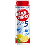 Средство чистящее Пемолюкс "Сода 5. Лимон", порошок, 480г