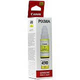 Картридж ориг. Canon GI-490Y Yellow желтый для PIXMA G1400/2400/3400 (7000стр)