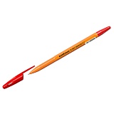 Ручка шариковая Erich Krause "R-301 Orange" красная, 0,7мм, штрихкод