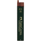 Грифели для механических карандашей Faber-Castell "Super-Polymer", 12шт., 0,5мм, H