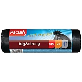 Мешки для мусора 240л Paclan "Big&strong" ПВД, 112*140см, 30мкм, 5шт., черные, в рулоне